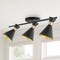 Jonathan Y Elroy 30.5" 3-Light Iron Retro Contemporary LED Track Light , Black/Gold JYL9905A - alternate 3