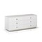 Homeroots 26" White Gloss MDF Dresser Table 284151 - alternate 1