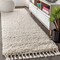 Jonathan Y Mercer Shag Plush Tassel Cream 2 ft. x 8 ft. Runner Rug MCR100D-28 - alternate 1