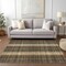 Homeroots 3' X 5' Brown Taupe And Plum Plaid Washable Indoor Outdoor Area Rug  613957 - alternate 2