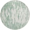 Homeroots 8' Sage And Ivory Round Abstract Washable Indoor Outdoor Area Rug 612697 - alternate 3