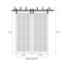 Sartodoors Sliding Closet Barn Bypass Doors, Planum 0012 Ginger Ash and Aluminum Strips, Sturdy Top Mount 6.6f PLANUM0012BBB-GA-6084 - alternate 2