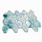 Apollo Tile Verre 10.63 in. x 11.7 in. Matte Blue Glass Mosaic Wall and Floor Tile 8.6 sq ft/case - 10 pack SEA88EL05AQA - alternate 2
