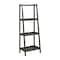 Homeroots Espresso Solid Wood Ladder Bookcase 380040 - alternate 1