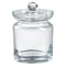 Homeroots 6in Clear Mouth Blown Crystal Biscuit Jar 375716 - alternate 1