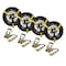 Mytee Products Auto Hauler Car Flatbed Tie Down Kit Lasso Wheel Ratchet Straps w/ Chain, 4PK RST-212SM-CAx4 - alternate 2