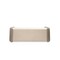 Homeroots 58in Taupe and Light Gray Boucle And Faux Leather Upholstered Bench 714185 - alternate 1