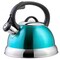 Mr. Coffee Flintshire 1.75 Quart Whistling Stovetop Tea Kettle in Turquoise 127555.01 - alternate 1