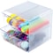 Deflecto Desktop Organizer, Clear, Plastic DEF350301 - alternate 1