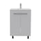 Homeroots 16" White Wood Freestanding Bathroom Vanity With Sink 546365 - alternate 1