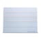Flipside 9" x 12" Red & Blue Ruled, Two-Sided, Dry Erase Learning Mat - 24 Pack 20134 - alternate 3