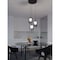 Afx Kiran 3-Light Round Pendant, 120V, 45W, 3000K, Black KRNP08L30D1BKRND3 - alternate 2