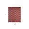Homeroots 8' X 10' Brick Red And Ivory Geometric Indoor Outdoor Area Rug 573071 - alternate 3
