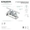 Kingston Brass Double-Handle 4" Centerset Bathroom Faucet with Pop-Up Drain, Polished Chrome FSC4641CML - alternate 2