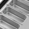 Koolmore 45 in. 6-Pan Countertop Ice Cream Display Freezer with Curved Glass Top in Stainless-Steel KM-CGDR-6P - alternate 2