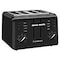 Cuisinart Toaster, Bagel, Defrost, Reheat Control, PlasticStainless Steel, Black CPT-142BK - alternate 2