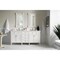 James Martin Vanities Brittany 72'' D Vanity, Bright White Vanity w/ Jasmine Pearl Silestone Top w/ Wireless Charger 655-V72-BW-FEJP - alternate 2