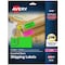 Avery Neon Shipping Labels with Sure Fe, PK150 5978 - alternate 1