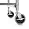 Luxor Wire Cart, Silver, 39-1/2" H, 19-1/2" L WSCC-2 - alternate 2