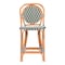 Bali & Pari Mattie Natural Rattan Bistro Counter Stool, Green 269-14769-ZORO - alternate 2
