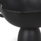 Homeroots 11" Black Metal Round Pedestal Centerpiece Bowl 609354 - alternate 2