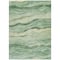 Homeroots 3' X 5' Green Striped Washable Indoor Outdoor Area Rug 608112 - alternate 2