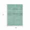 Homeroots 9' X 12' Aqua And Teal Blue Medallion Washable Indoor Outdoor Area Rug 616092 - alternate 3