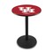 Holland Bar Stool Co 42" Blk Wrinkle Houston Pub Table, 36" dia. Top L214B4236Houston - alternate 1