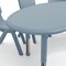Flash Furniture 5 PC Plastic Activity Table and 4 Chairs Set, 10.5 in Seat Height-Dusty Blue YU-YCX-0043-2-MOON-TBL-DSTYBL-E-GG - alternate 2