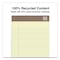 Tru Red Recycled Notepads, Narrow Rule, (50) Canary Yellow 5 x 8 Sheets, 12PK TR59932/TR58180 - alternate 3
