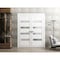 Sartodoors Double French Interior Door, 36" x 80", White QUADRO4113DD-WS-36 - alternate 1