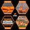Xpose Safety Woven Polypropylene Sand Bags for Gravel - 14in x 26in 50 lb Limit, Orange, Half Pallet of 7,500 SBO-1426-HP7500-X - alternate 3