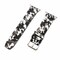 Elegani Rubber Band Compatible with Apple Watch 45mm, Gray, Gray/Yellow Gold/Rose Gold Buckle RSCMB-GRY-45 - alternate 1