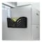 Deflecto EZ Link Magnetic Wall Mount Supply Organizer, Legal/Letter/Tabloid Size, 10in x 2.63in x 5in, Black 73304H - alternate 2