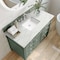 James Martin Vanities Brittany 48'' S Vanity, Smokey Celadon w/ Ethereal Noctis Top w/FreePower Wireless Charger 650-V48-SC-FENC - alternate 2