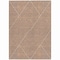 Homeroots 10' X 14' Terra Cotta And Ivory Geometric Washable Indoor Outdoor Area Rug 612159 - alternate 3
