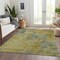 Homeroots 8' X 10' Gold Green And Gray Abstract Washable Indoor Outdoor Area Rug 603590 - alternate 5