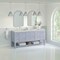 James Martin Vanities Breckenridge 72'' D Vanity, Serenity Blue, w/ Jasmine Pearl Quartz Top w/FreePower Wireless Charger 330-V72-SRB-FEJP - alternate 3