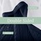 Lavish Home Cable Knit Throw Blanket for Couch, Sofa, or Bed 60x80-Inch Soft and Cozy Blanket, Navy Blue 66-THROW80-N - alternate 2