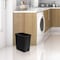 Acrimet Wastebasket, Deskside Bin, 3.25 Gallon/13 Quart/ 12 Liter (Plastic) (Black Color), 4PK 576.2 - alternate 2