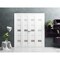 Sartodoors Sliding Closet Double Bi-fold Doors White Solid Core Modern Interior QUADRO4055DBF-WS-72 x 96 (4* 18x96) - alternate 2