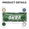 Signmission Farm Fresh Okra, 24 Inch x 72 Inch, Vinyl Banner B-72-30603 - alternate 2