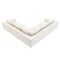 Homeroots 116" Beige Fabric Modular Sleeper Sofa 568303 - alternate 2