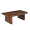 Homeroots 51" Dark Brown Solid Wood Sled Coffee Table 521933 - alternate 3