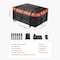 Vevor Car Rooftop Cargo Carrier Bag 23 Cubic Feet 840D PVC Car Roof Luggage Cargo Bag THCB-T1123 - alternate 2