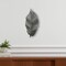 Homeroots Brattea 16" X 9" Green Leaf Metal Hanging Dimensional Sculpture 608647 - alternate 2