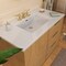 Whitehaus Collection 43 in Countertop Vanity Sink with Integrated Rectangular Bowl, Faucet Drilling and Overflow WHCS4322-3H - alternate 2