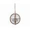 Jonathan Y Gaines 16" 4-Light Adjustable Iron Rustic Industrial LED Pendant, Brown/Silver JYL7518A - alternate 1