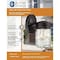 Boston Harbor Outdoor Wall Lantern, 120 V, 60 W, A19 or CFL Lamp, Steel Fixture, Black, Black Fixture W15BK01-33883L - alternate 3