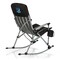 Picnic Time Family Of Brands NCAA Rhode Island Rams Outdoor Rocking Camp Chair - XL Heavy Duty Camping Chair 805-01-175-934-0 - alternate 2
